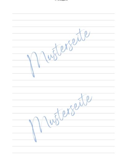 Musterseite Dankbarkeitsjournal Dr. Anna Kluger Dankbarkeitstagebuch
